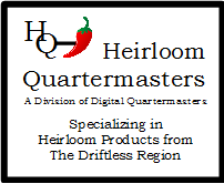 Heirloom Quartermasters Seedlings